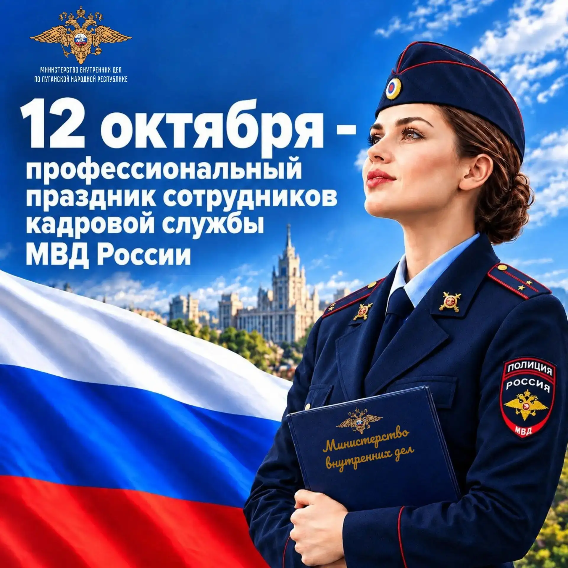 12 октября – профессиональный праздник сотрудников кадровой службы МВД России