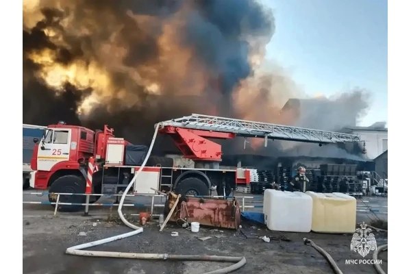 Огонь охватил 1,5 тысячи «квадратов»: в Новомосковске ликвидировали крупный пожар на пр...
