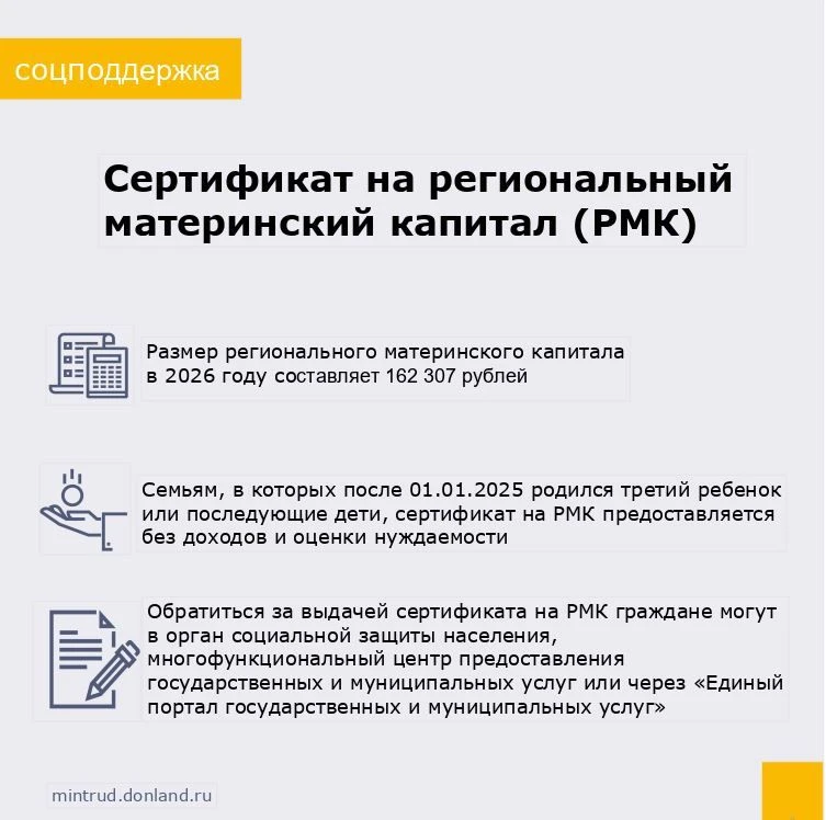 В Ростовской области особое внимание уделяется поддержке многодетных семей, одной из зн...