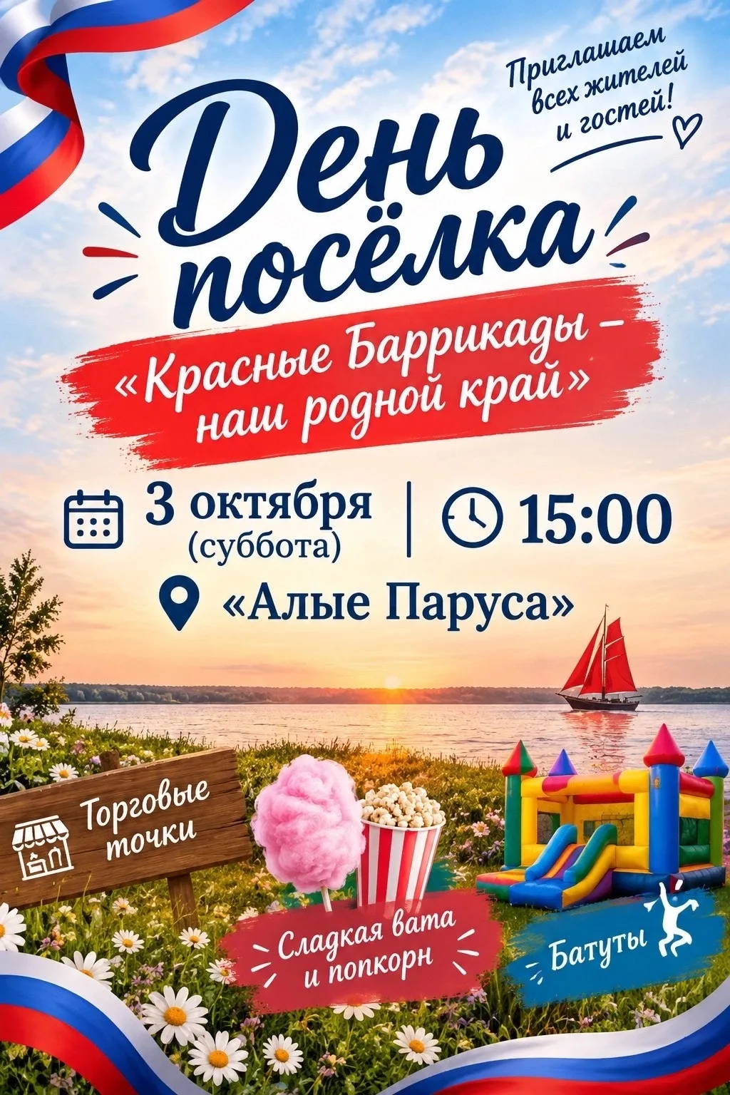 🎉 Дорогие жители и гости посёлка Красные Баррикады!