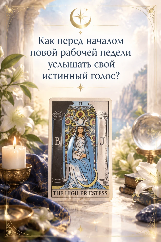 Как перед началом новой рабочей недели услышать свой истинный голос?