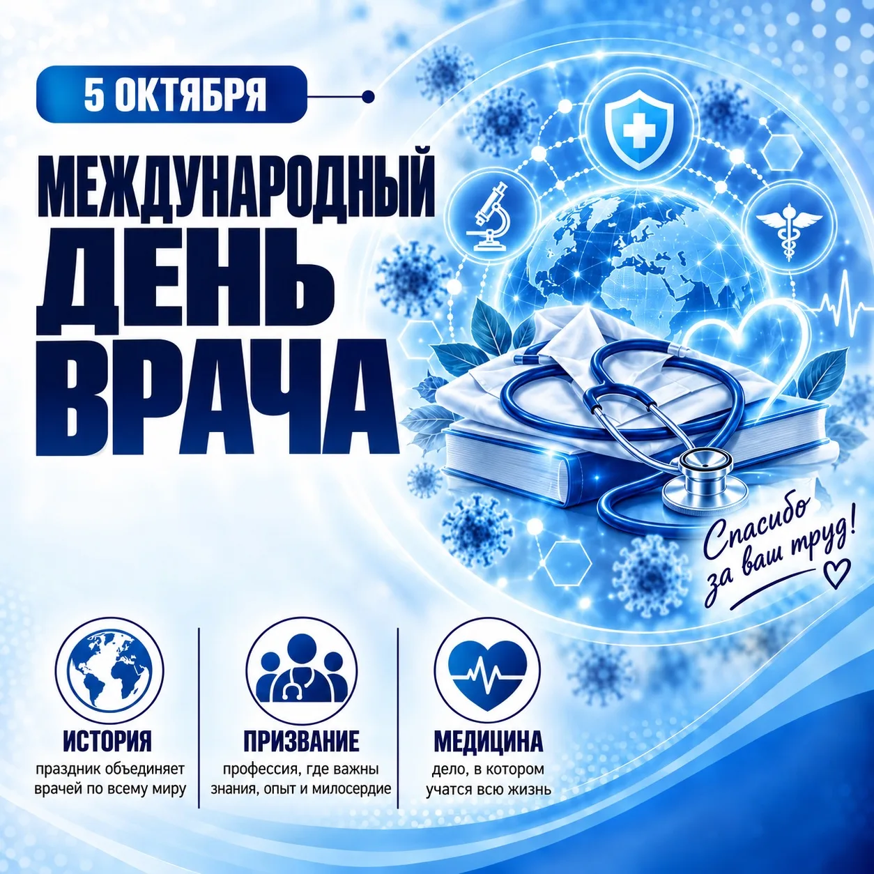 🩺 МЕЖДУНАРОДНЫЙ ДЕНЬ ВРАЧА