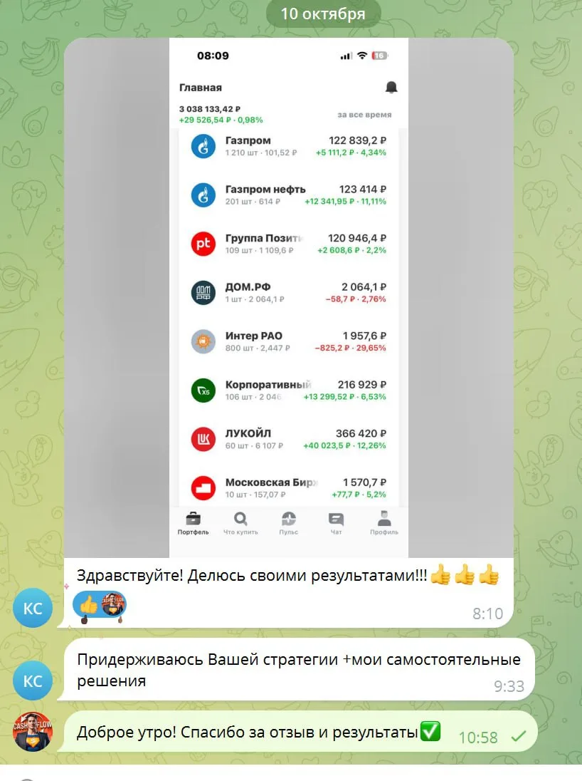 Результаты ночного бума от подписчиков закрытого канала🔥