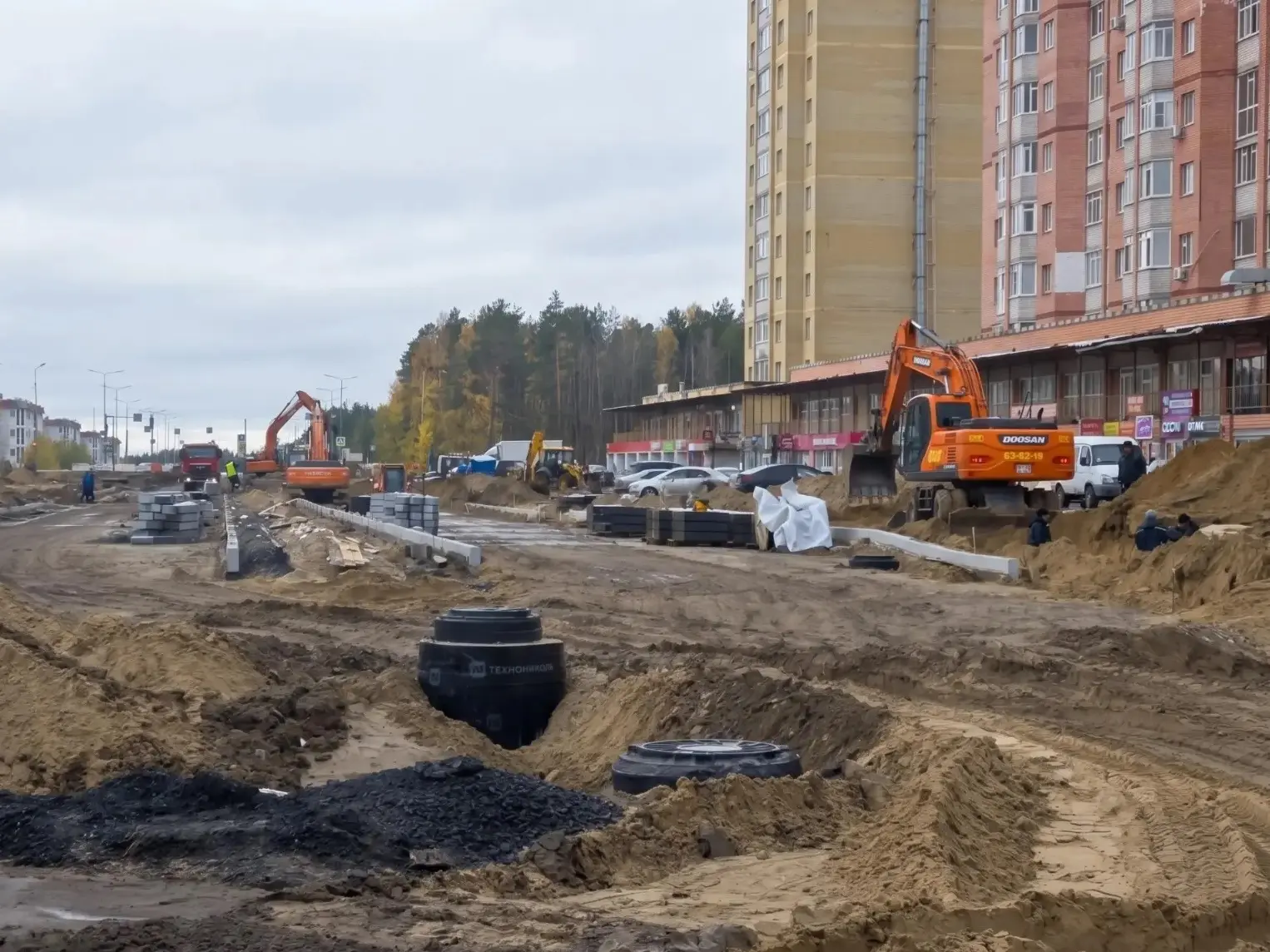 Две новые дороги в северной части Сургута планируют открыть до конца года