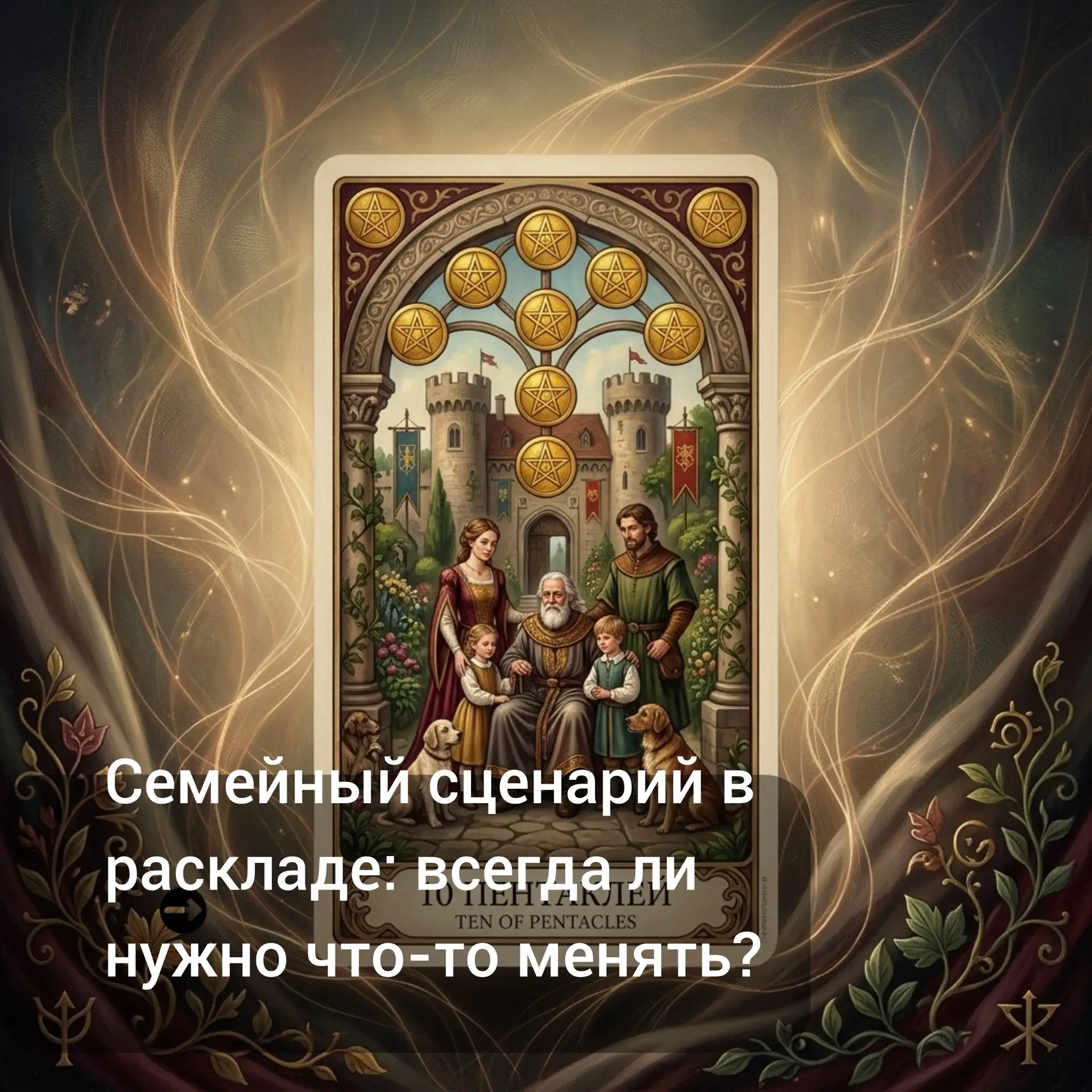 Семейный сценарий в раскладе: всегда ли нужно что-то менять?