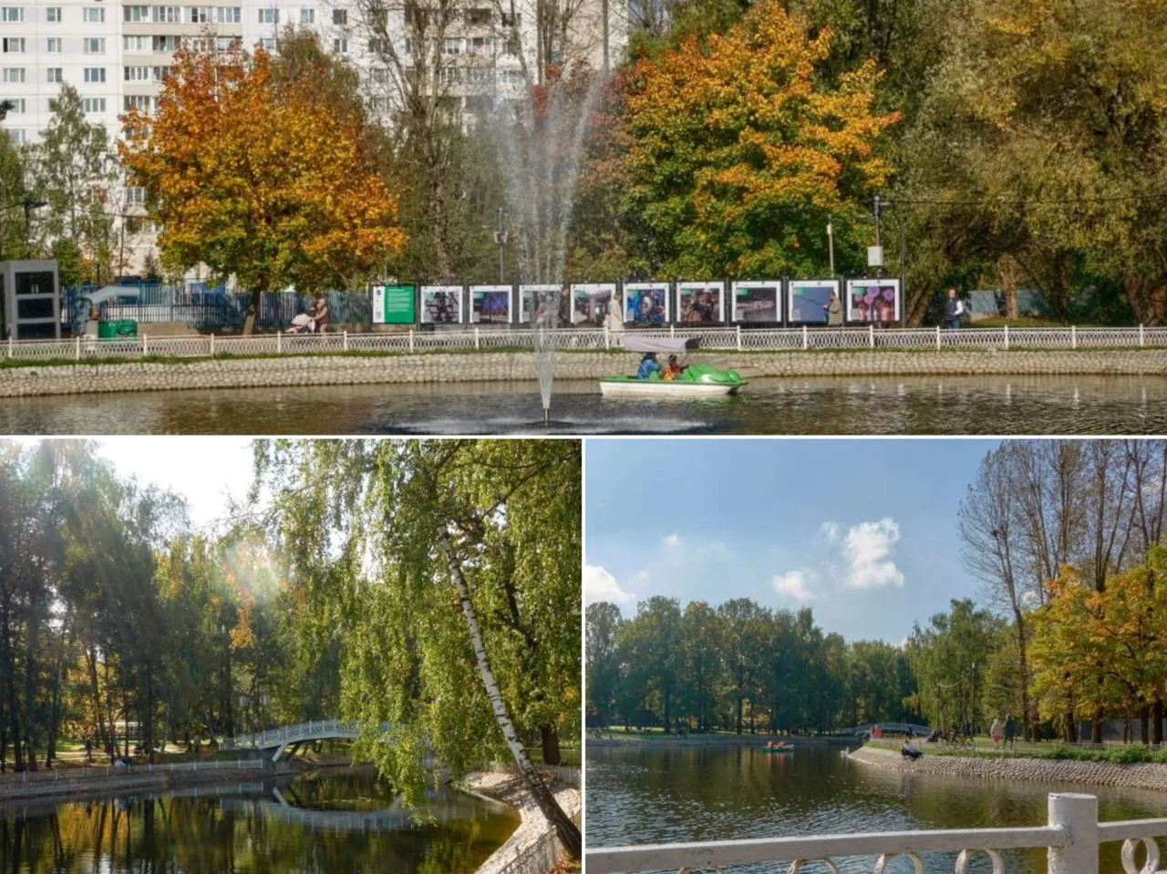 🍂 Лианозовский парк осенью выглядит особенно уютно