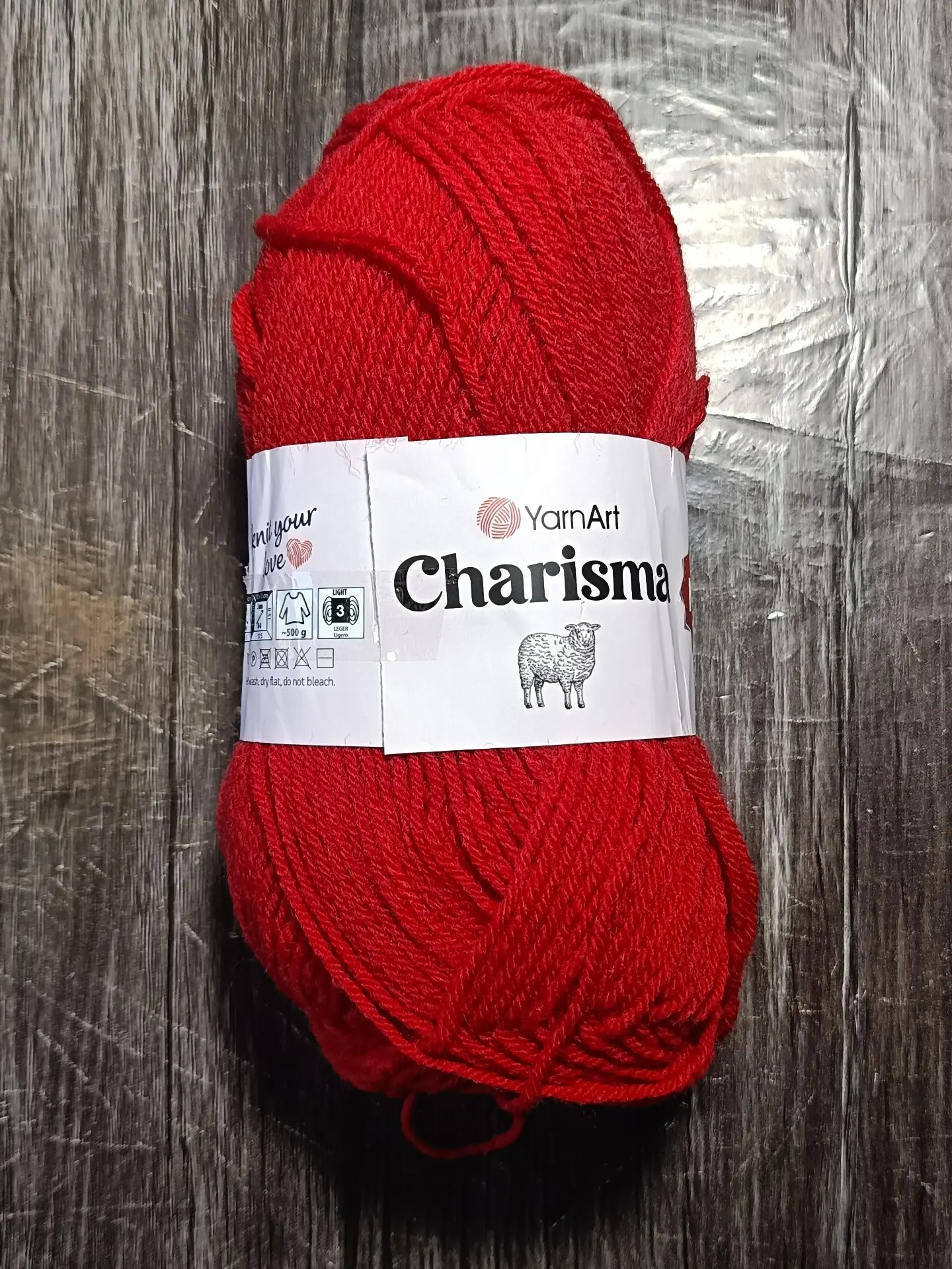 156 YarnArt Charisma, красный