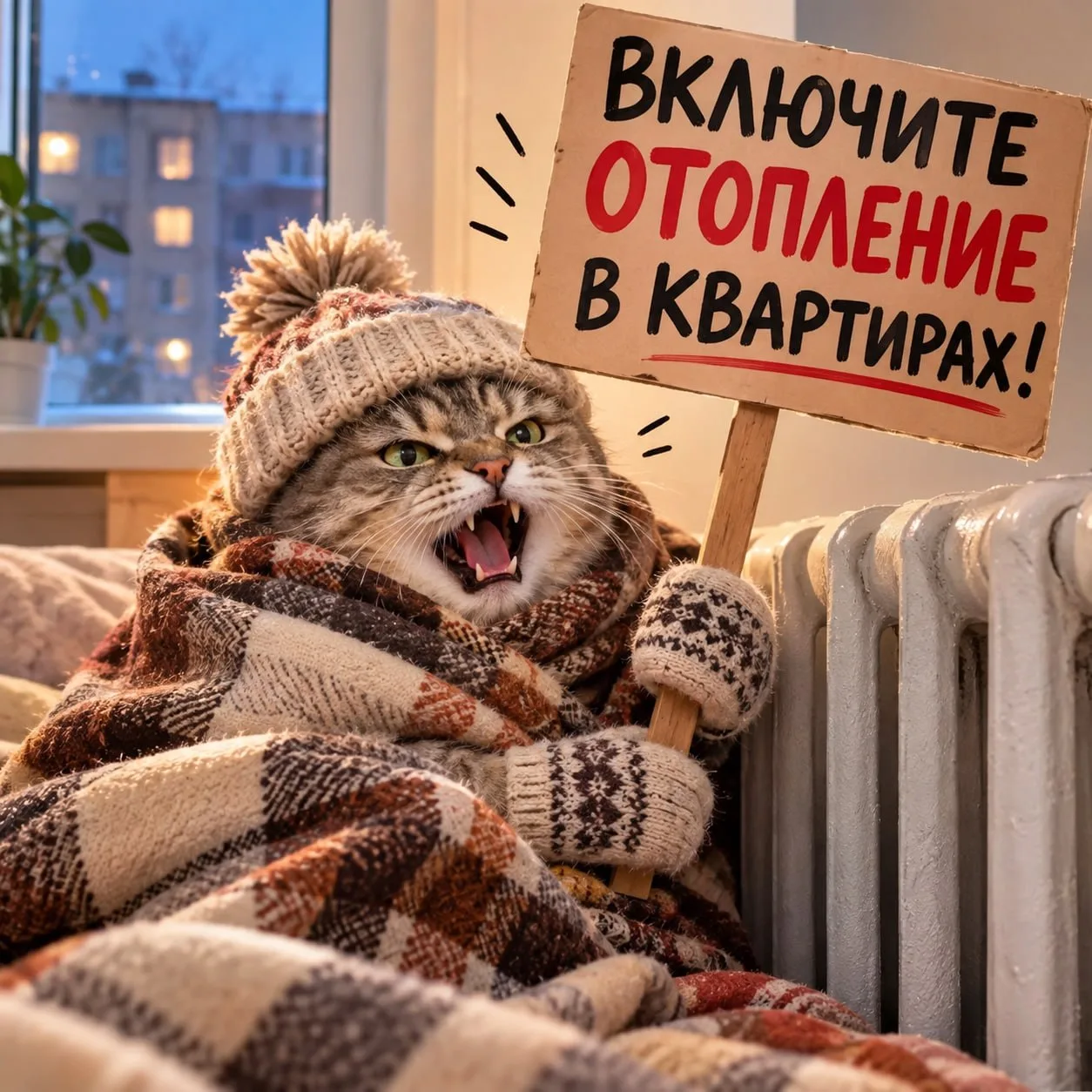 🔥 Липчане, судьба тёплых батарей почти в ваших руках