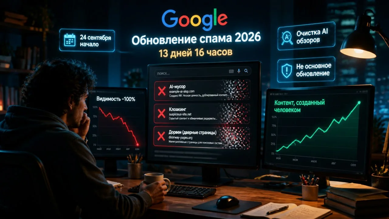 ✅ Google завершил самый долгий спам-апдейт года: ИИ-слоп массово удален из выдачи