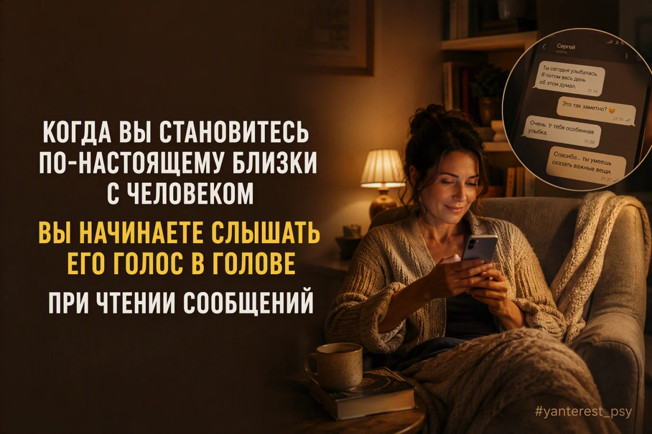 Способность «слышать» голос близкого человека при чтении его смс - научный маркер глубо...