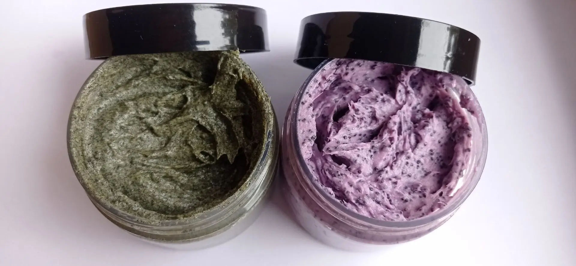 Два скраба для тела ручной работы 💜💚
