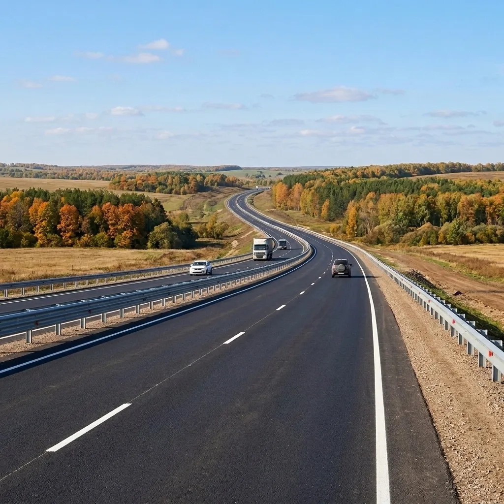 🛣 В Татарстане отремонтировали больше 50 км трассы Казань — Оренбург.