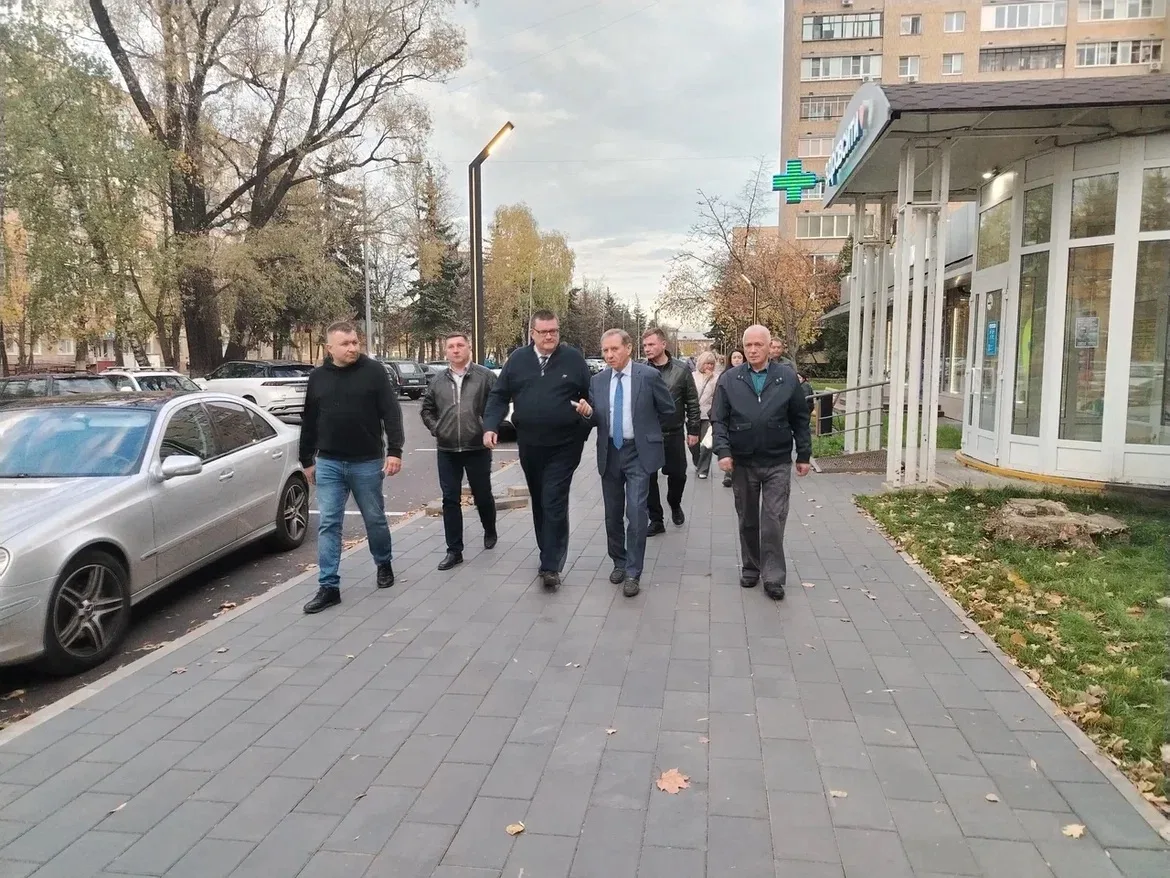 СТУПИНО. Провёл мониторинг благоустройства пешеходной зоны на улице Андропова