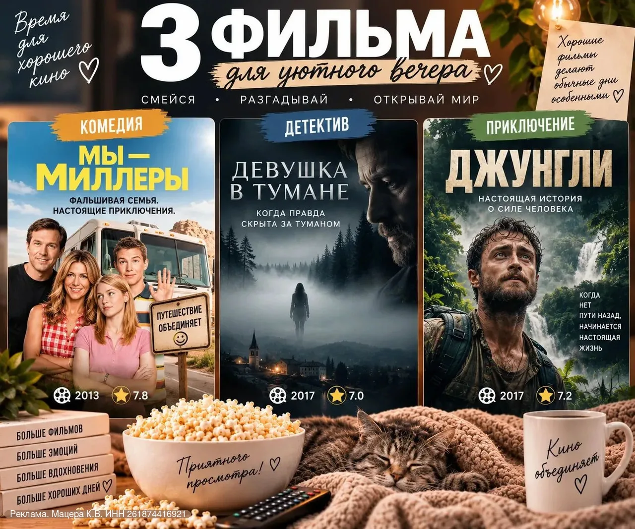 Надоело тратить 20 минут на поиск фильма «на вечер»?