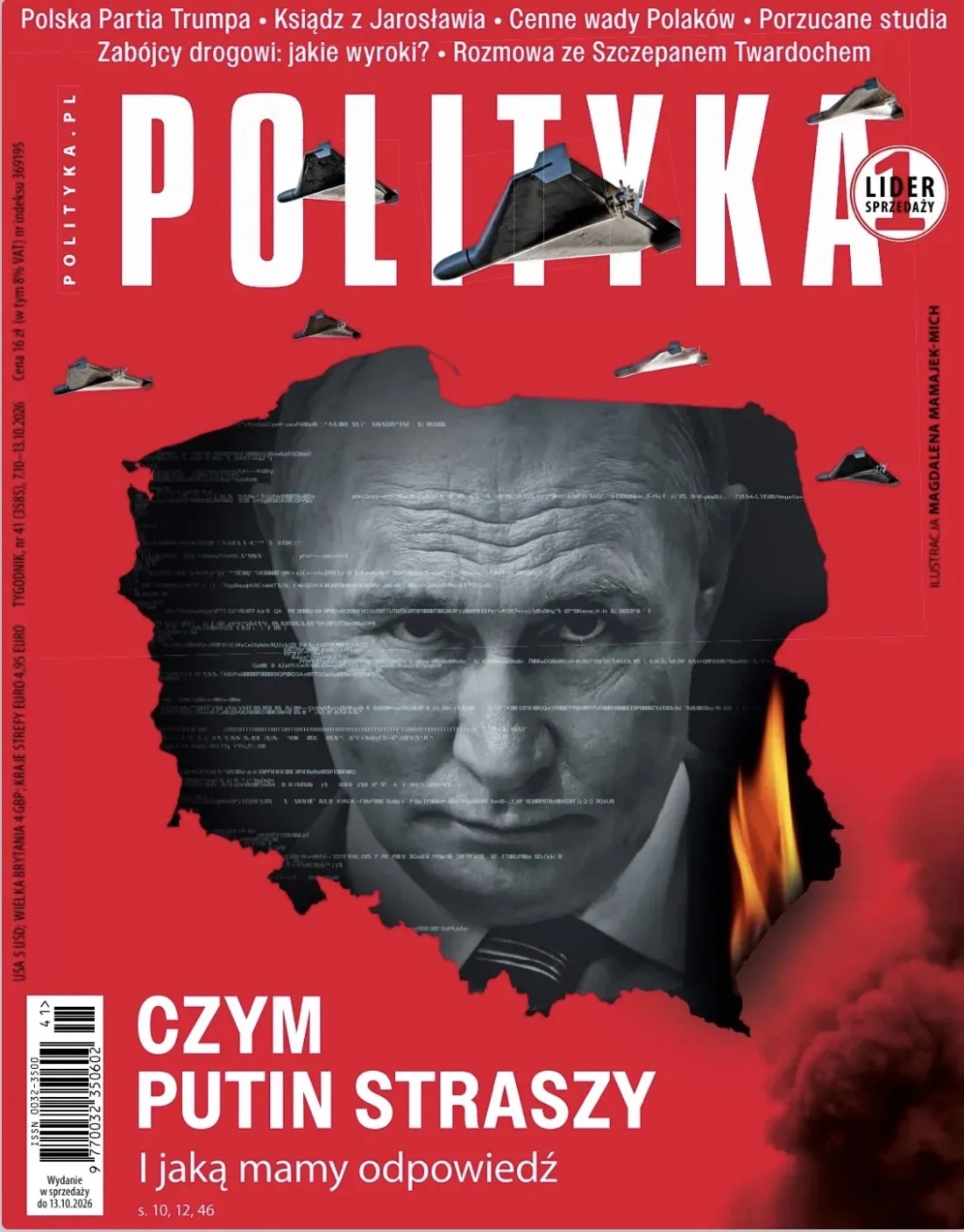 «Чем пугает Путин. И каким должен быть ответ». Это - свежий выпуск польского еженедельн...