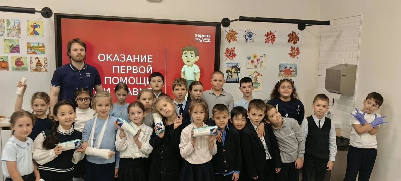 Продолжается II Московский марафон добрых уроков по первой помощи, организованный Центр...