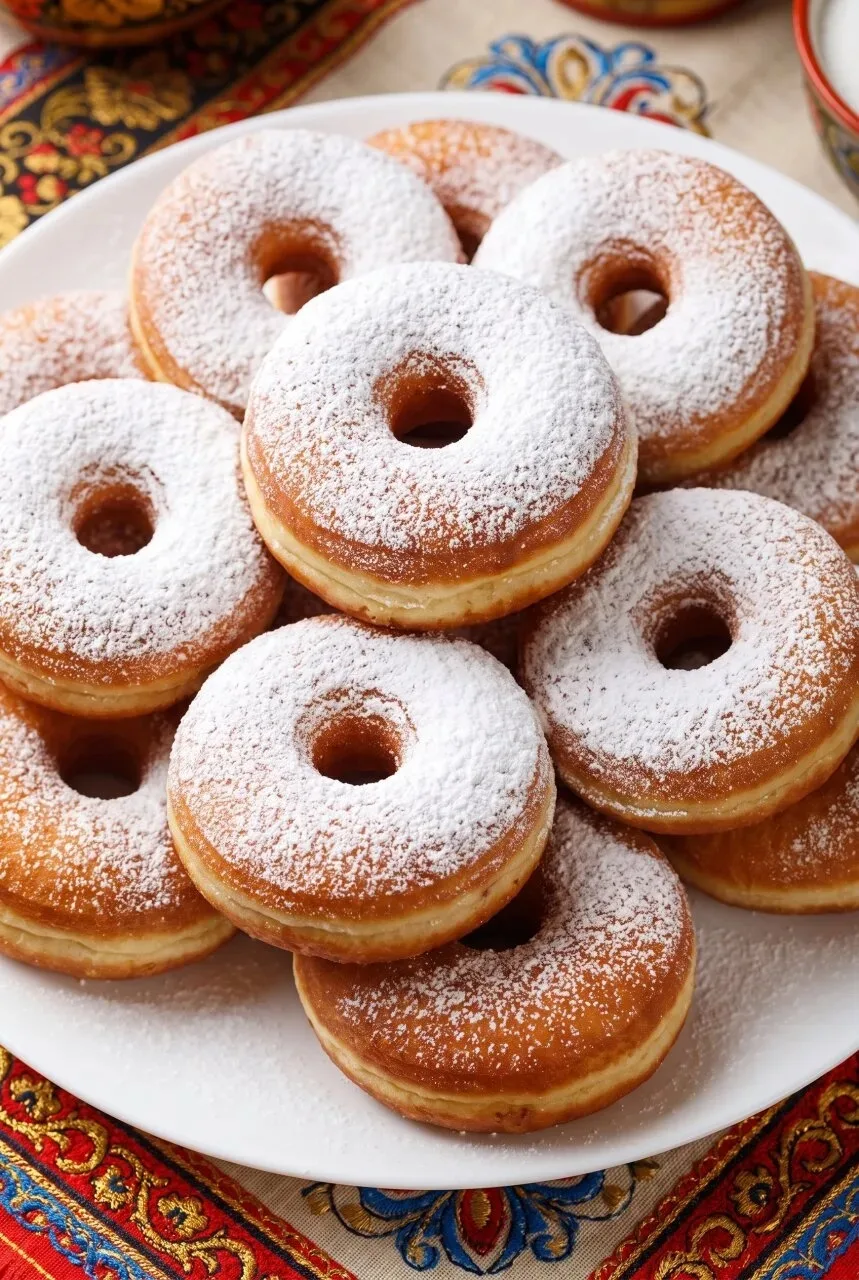 🍩 Воздушные пончики с джемом