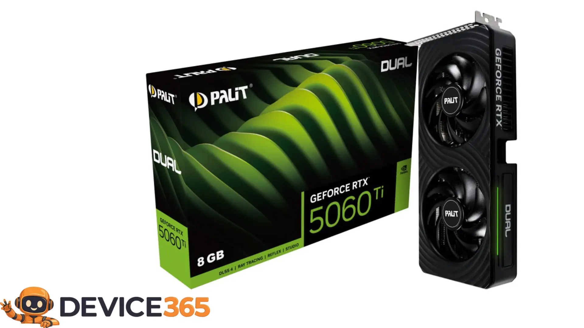 🎮 Palit GeForce RTX 5060 Ti DUAL OC 8GB (NE7506TT19P1-GB2062D)