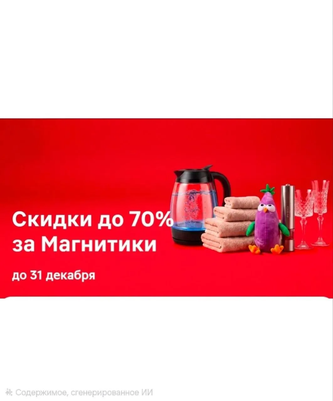 Купоны до -70% за магнитики🔥 в Магните