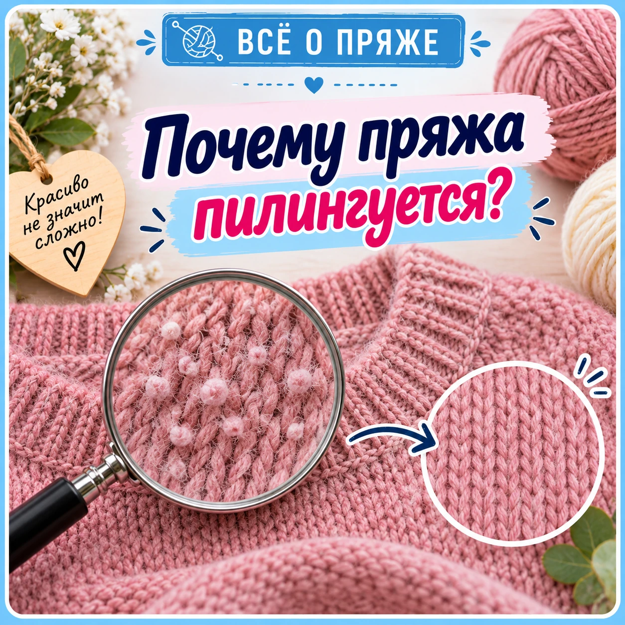 🧵 Всё о пряже