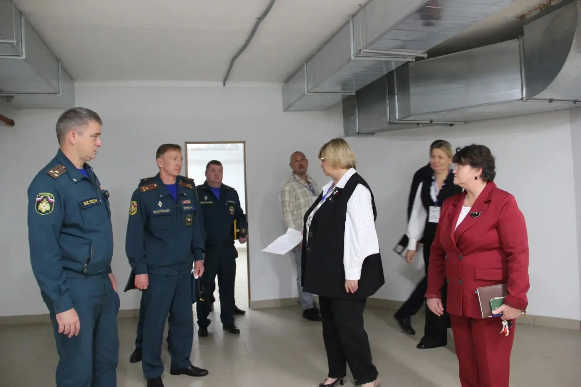 Вчера в нашей школе прошла важная тренировка по развертыванию пункта временного размеще...