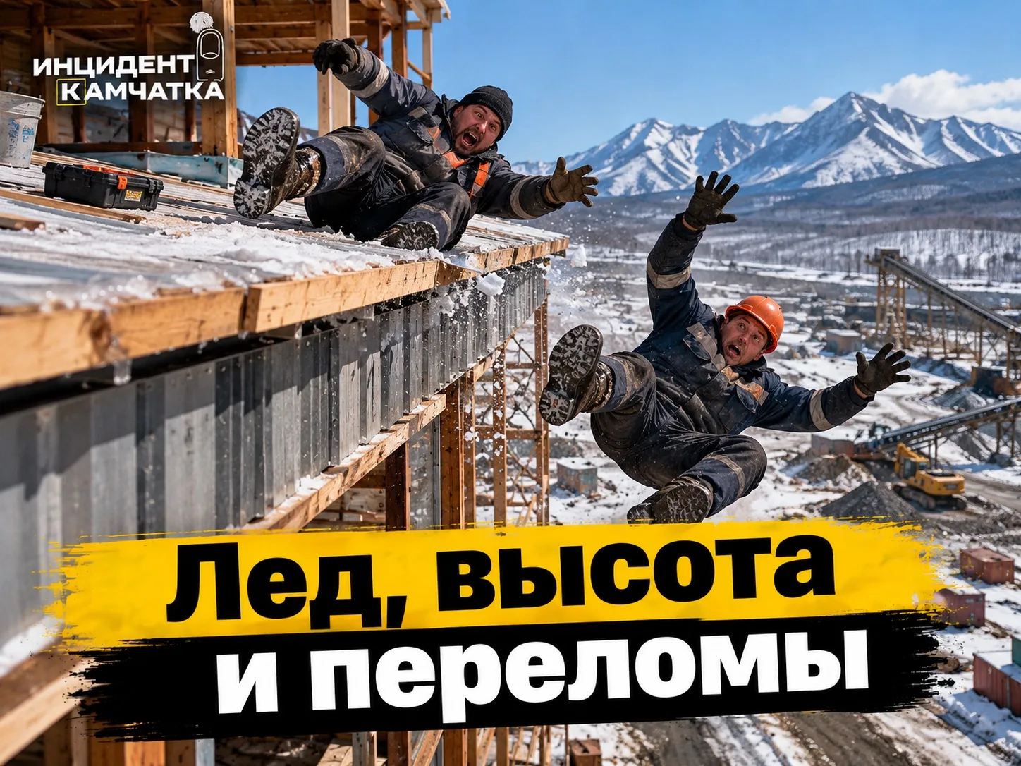 Двое работников упали с высоты на золотых приисках