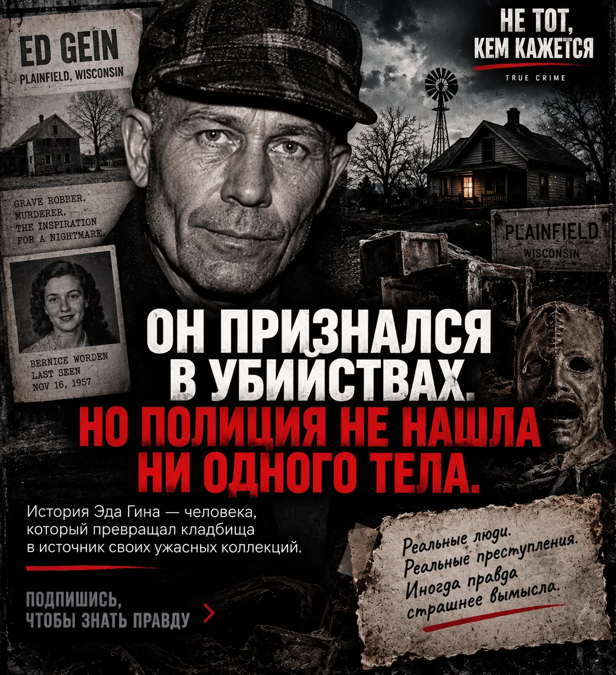 🧱 ОН ПРИЗНАЛСЯ В УБИЙСТВАХ. НО ПОЛИЦИЯ НЕ НАШЛА НИ ОДНОГО ТЕЛА