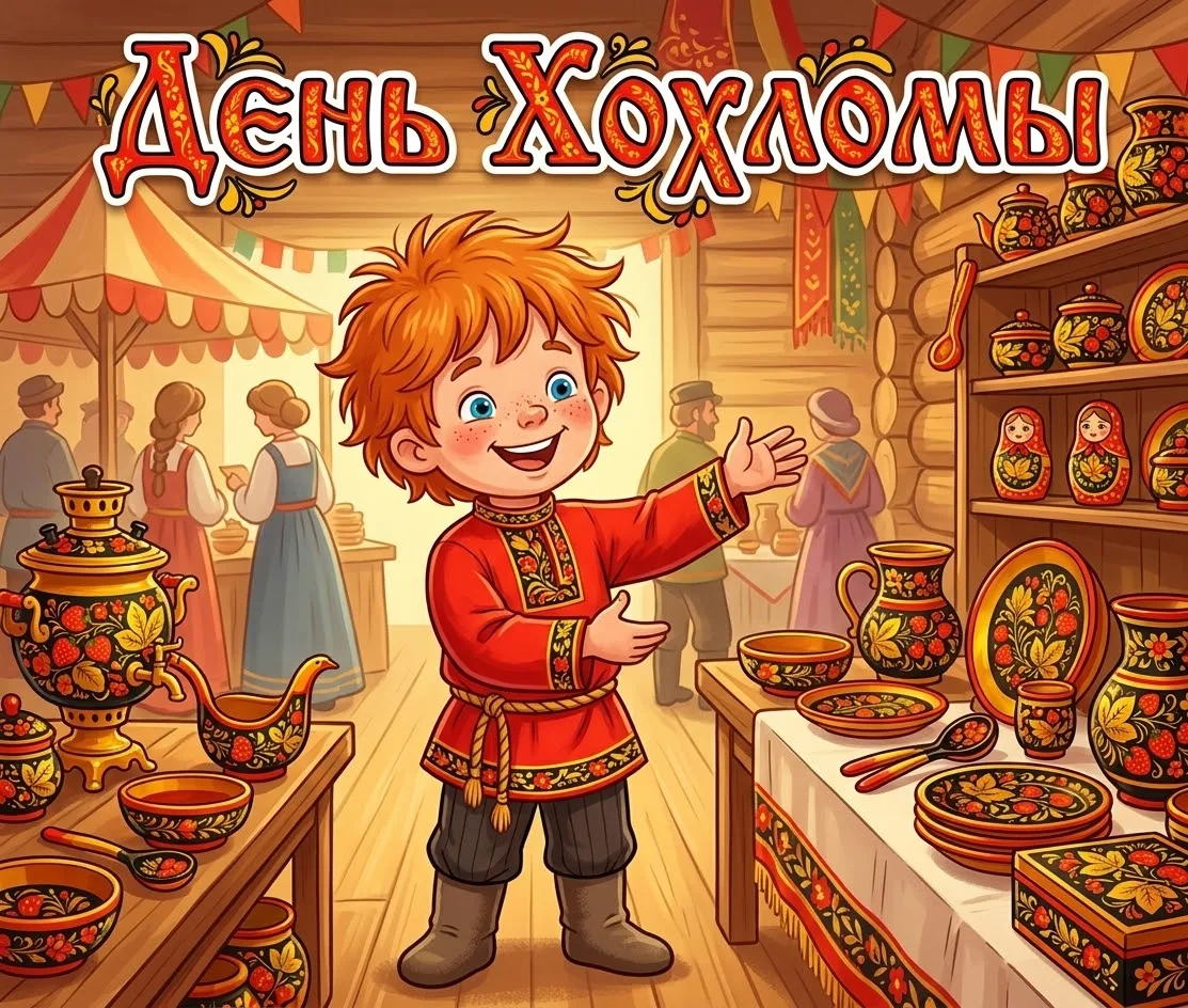 🎨 День хохломы в группе «Умельцы»! 🎨