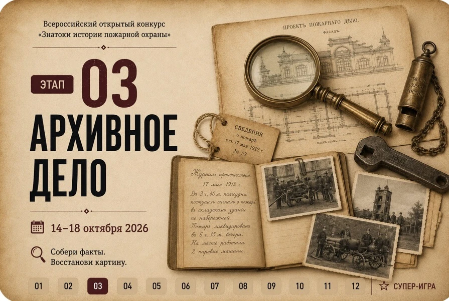 Онлайн-квест «Знатоки истории пожарной охраны 🔥