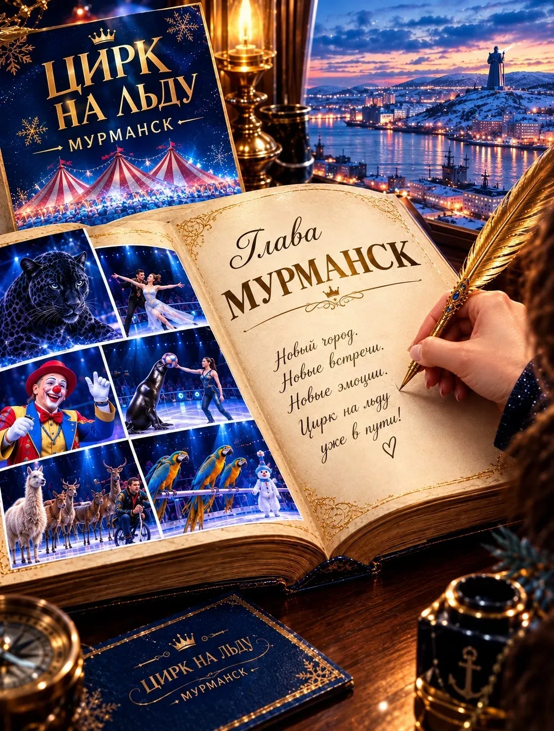 📖 Новая  глава из книги ЖИЗНИ ЦИРКА НА ЛЬДУ — МУРМАНСК!