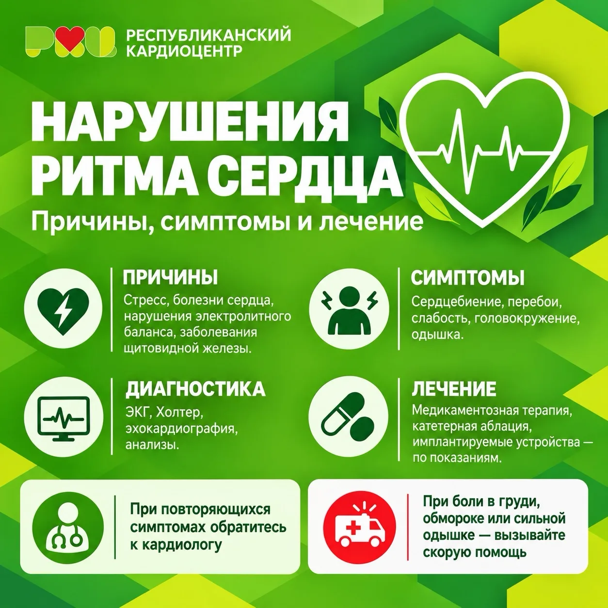 ❤️ Нарушения ритма сердца: причины и современные подходы к лечению