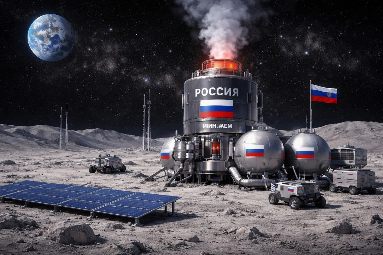 Россия планирует построить АЭС на Луне к середине 2030 годов