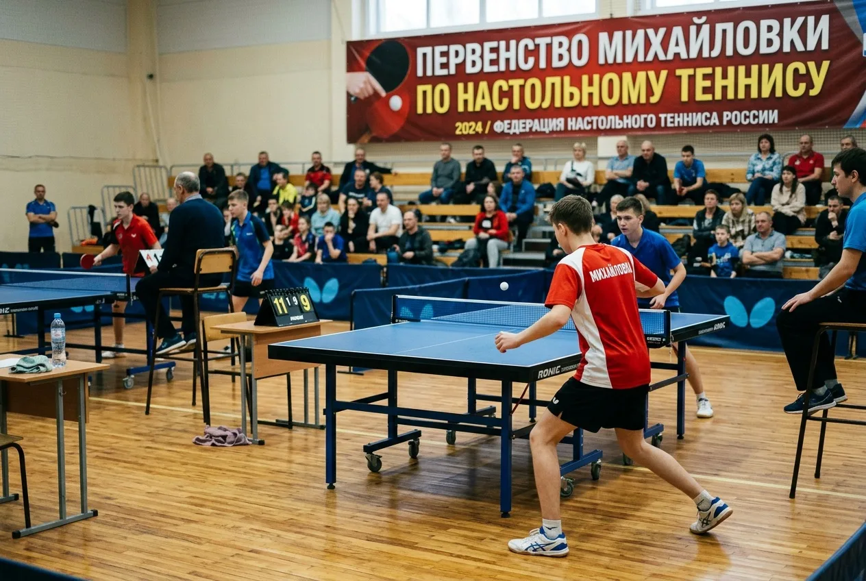 🏓 Первенство Михайловки по настольному теннису: Главный турнир этой осени!
