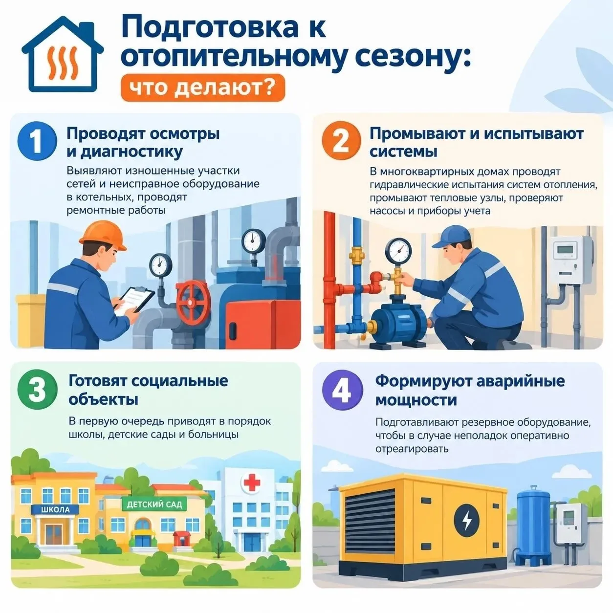 Подготовка к отопительному сезону на Ставрополье выходит на финишную прямую 🔥
