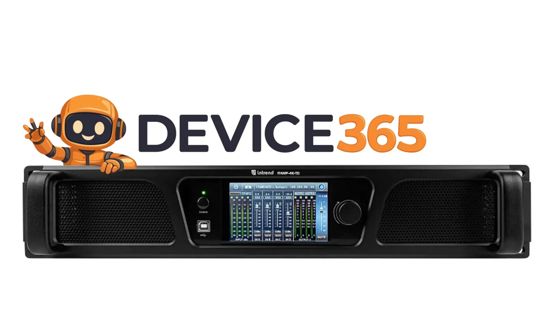🎛️ INTREND ITAMP-4K-TD — профессиональный цифровой усилитель мощности 4×1600 Вт с Dant...