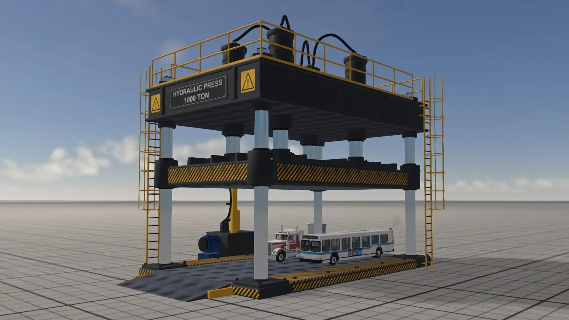 Hydraulic Press 1000t + XL giant version v1.0 (0.39.x)