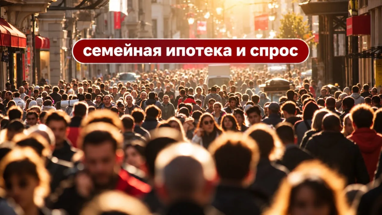 ⚡️Как изменился спрос после ужесточения семейной ипотеки