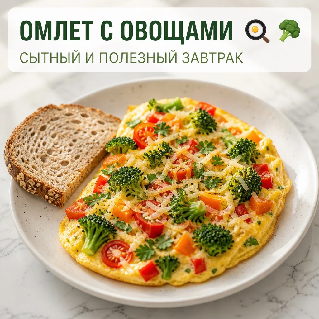 Идея сытного завтрака 🍳🥦
