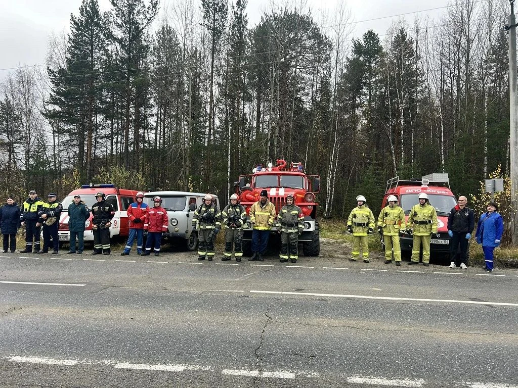 БПЛА, пожар и обесточивание. В Югорске прошли серьезные учения