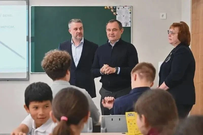 В Балашихе открыли школьную пристройку