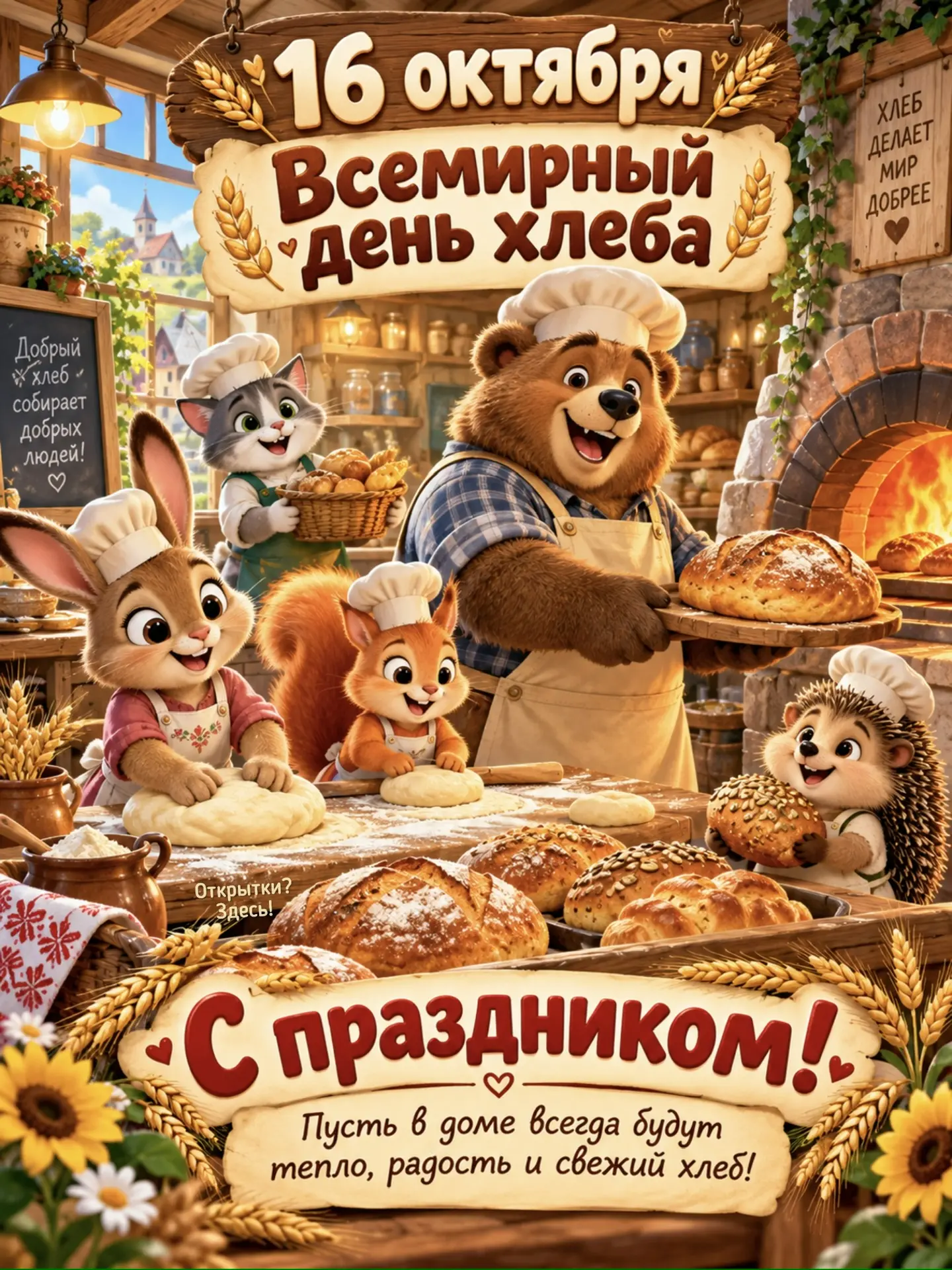 16 октября – Всемирный день хлеба🥖