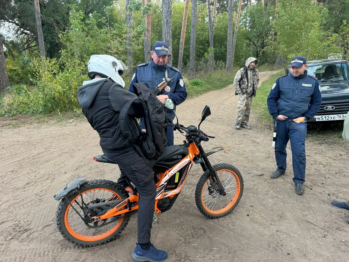 В тольяттинских лесах ловят мото-нарушителей