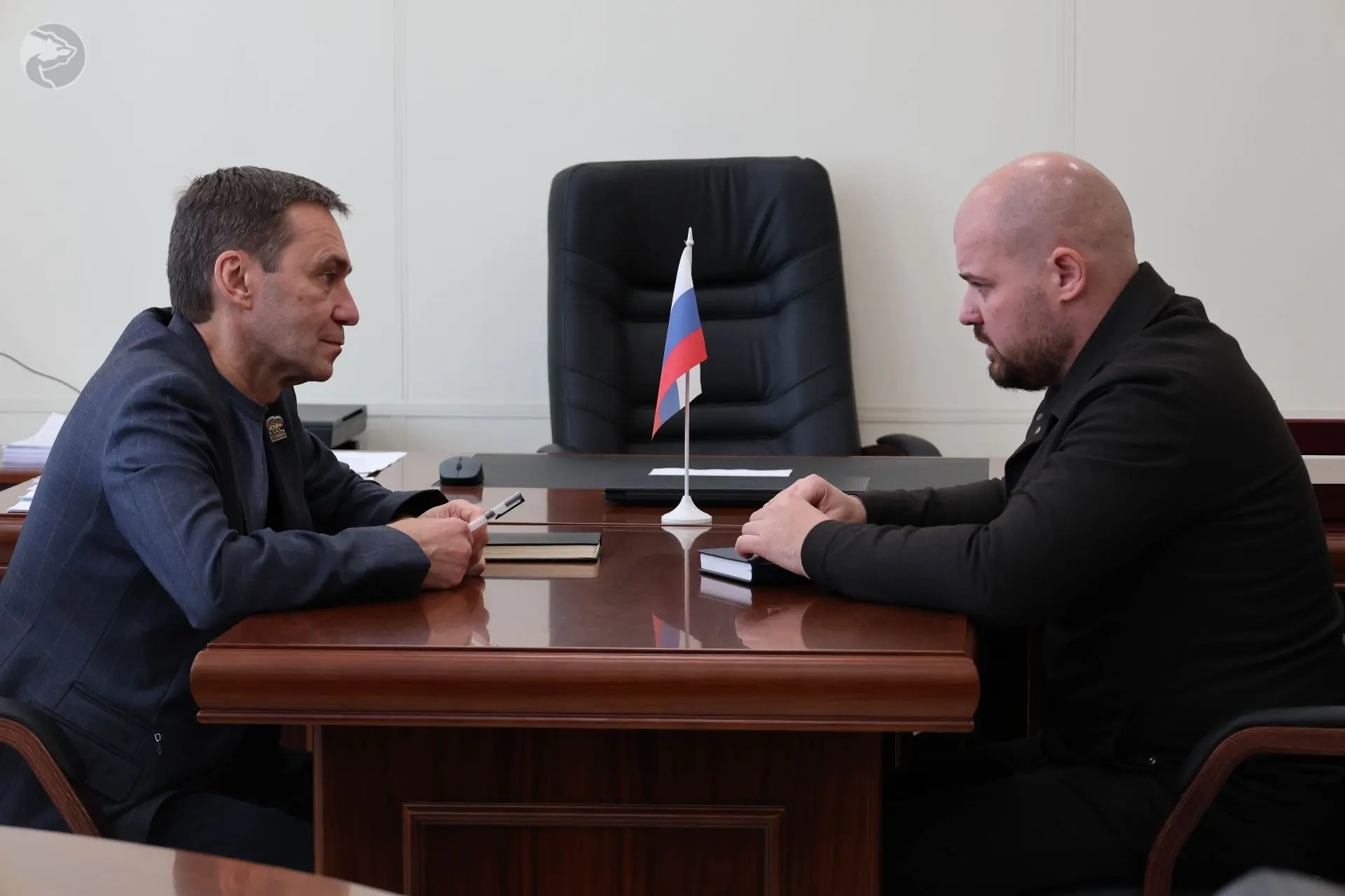 Депутат Государственной Думы Алексей Тихомиров обсудил с ректором МелГУ стратегию разви...