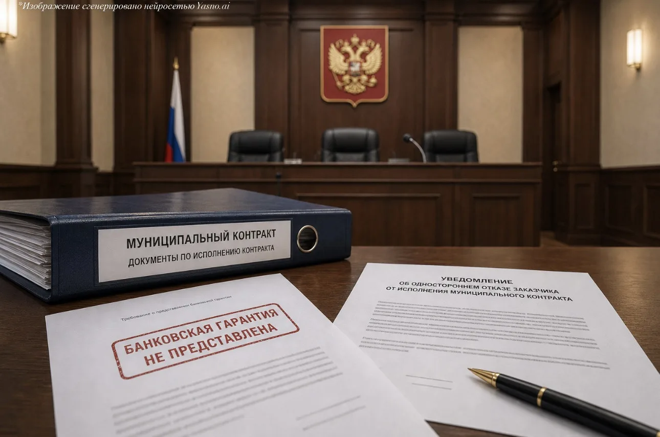 ⚖️Подрядчик, не представивший в установленном порядке обеспечение исполнения муниципаль...