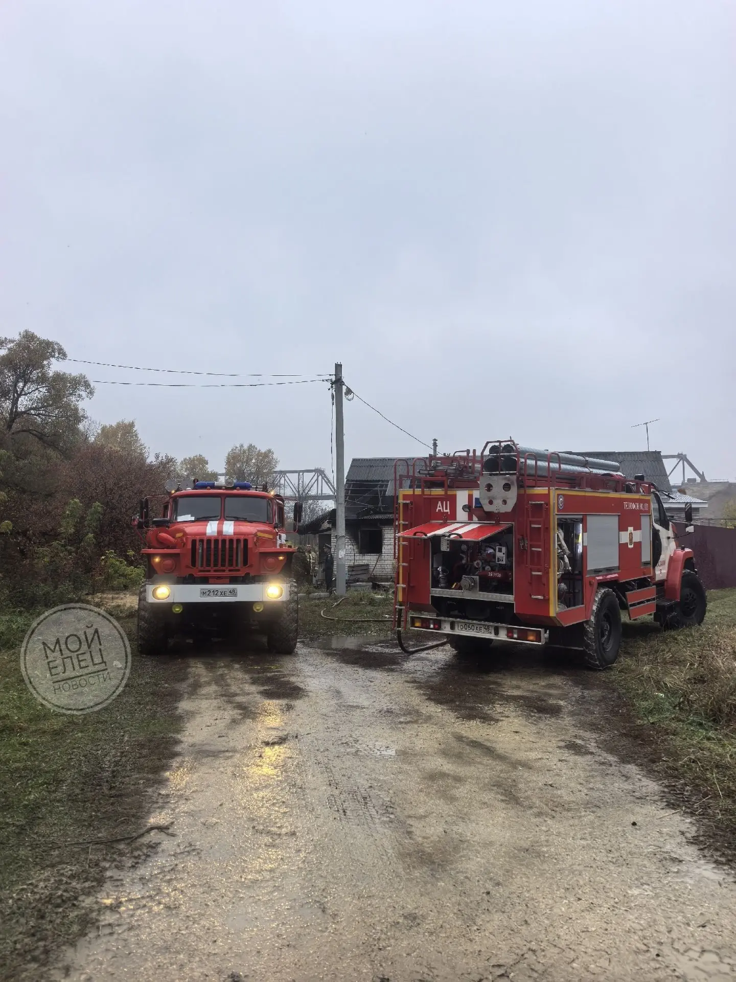 🔥🚒 В Казаках сгорел дом. Чудом спасены трое детей.