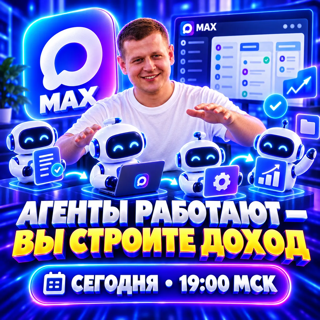 АГЕНТЫ РАБОТАЮТ — ВЫ СТРОИТЕ ДОХОД