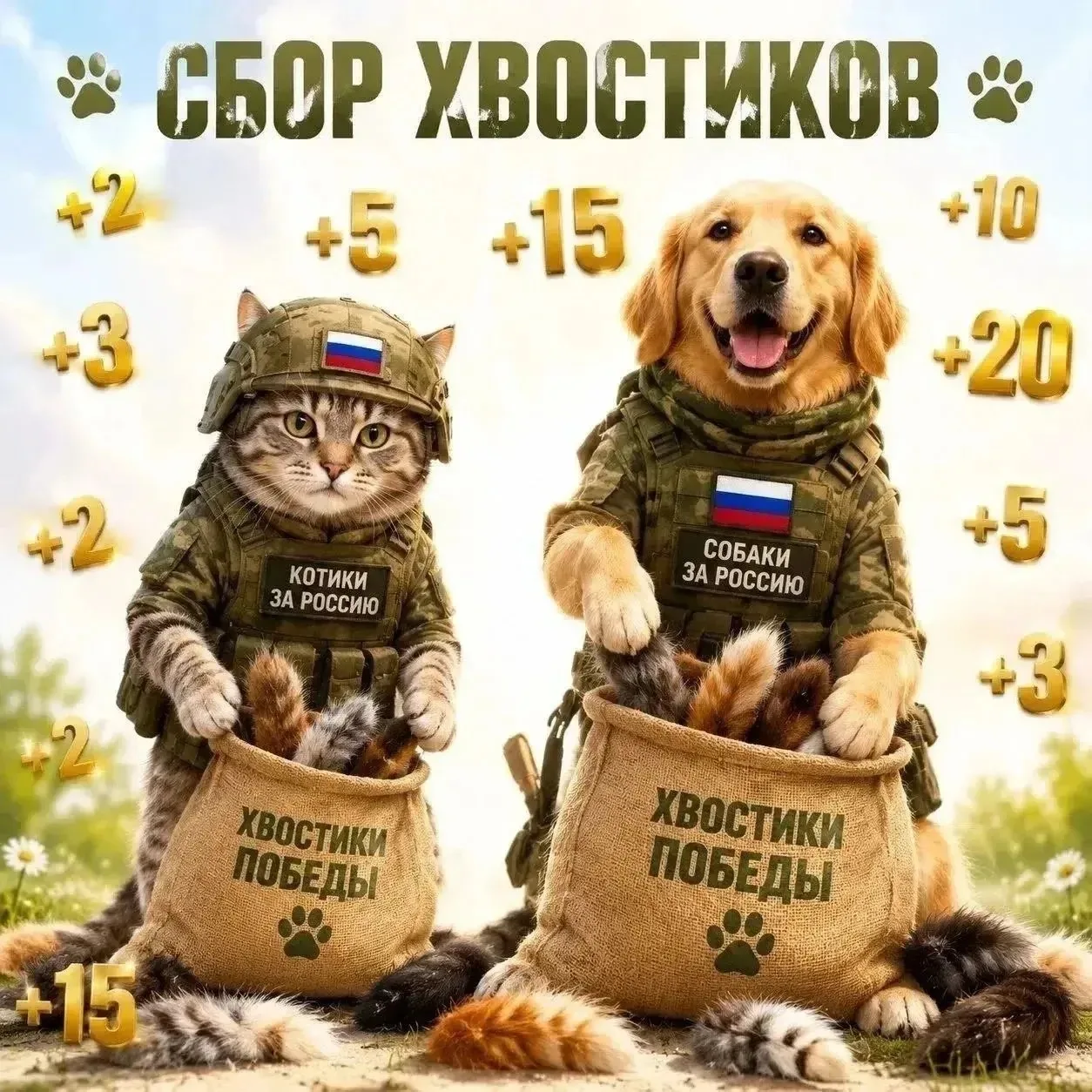 Пятница  - день хвостиков» - традиционная благотворительная акция в поддержку военнослу...