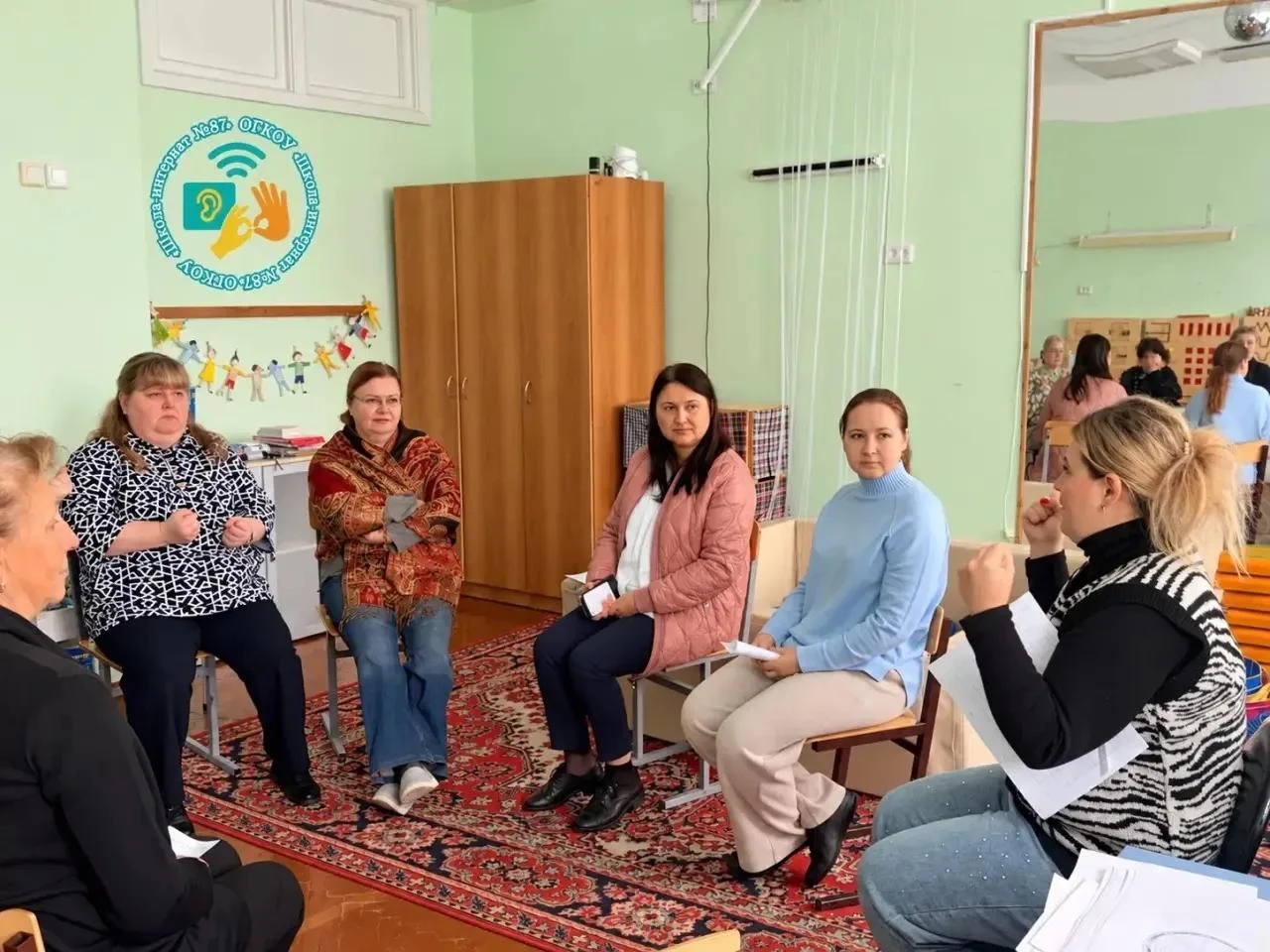 🎉 В 1-ом корпусе школы - интерната педагог психолог Кулакова Оксана Владимировна прове...