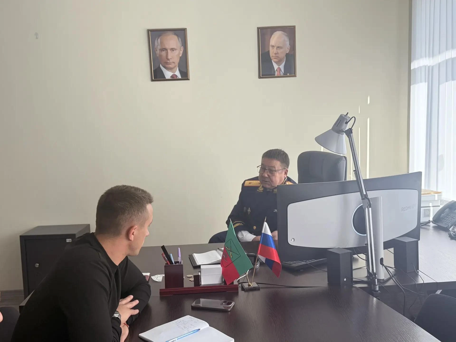 В Мелитополе руководитель следственного управления СК России по Запорожской области про...