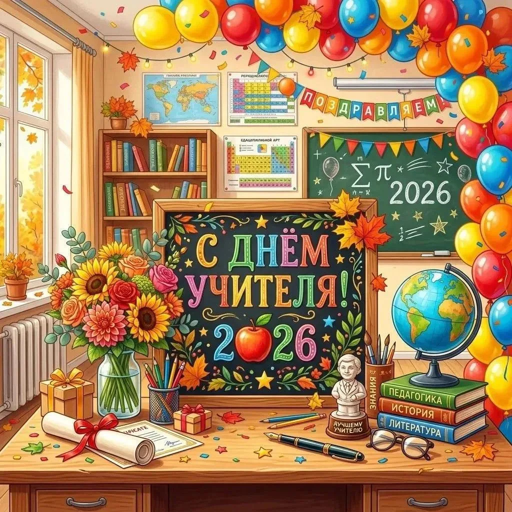 🍎 День учителя — 5 октября 2026 года!